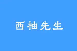 西柚先生