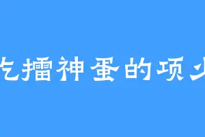 爱吃擂神蛋的项少君