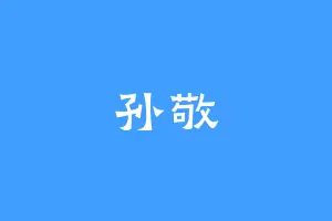 孙敬