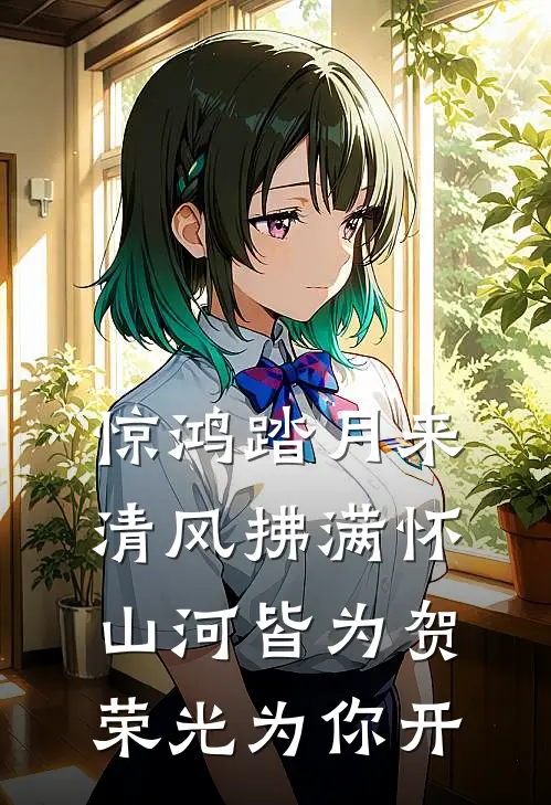 惊鸿踏月来,清风拂满怀,山河皆为贺,荣光为你开