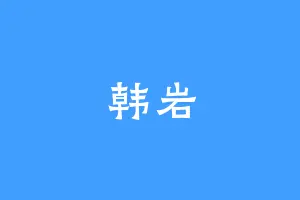 韩岩