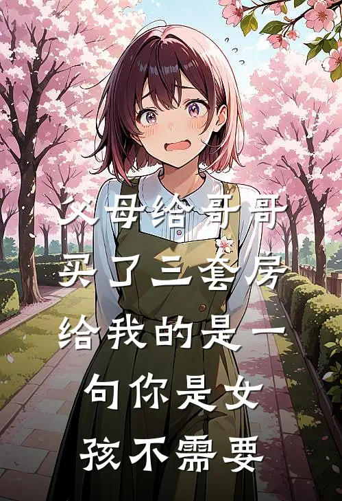 父母给哥哥买了三套房，给我的是一句你是女孩不需要