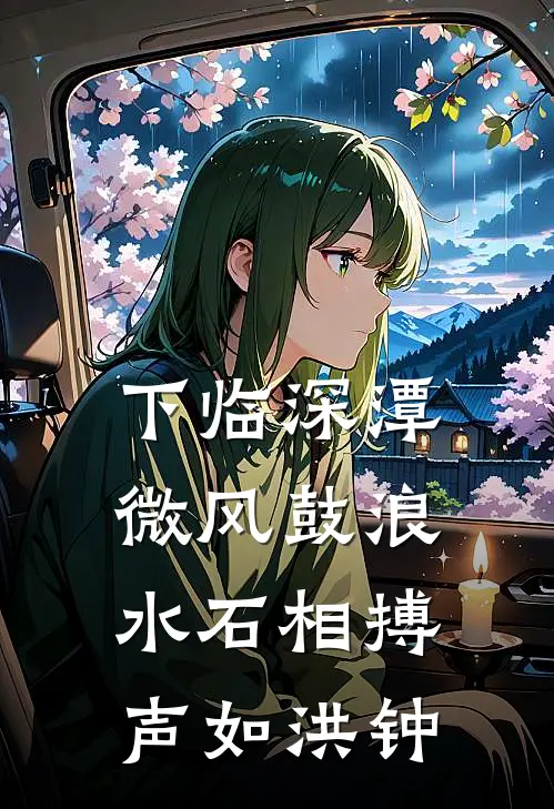 下临深潭,微风鼓浪,水石相搏,声如洪钟