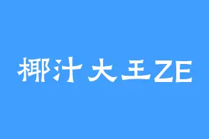 椰汁大王ZE