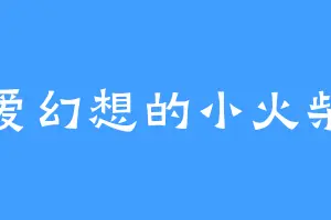 爱幻想的小火柴