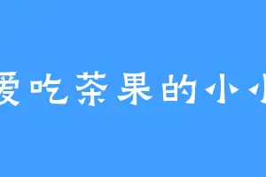 爱吃茶果的小小
