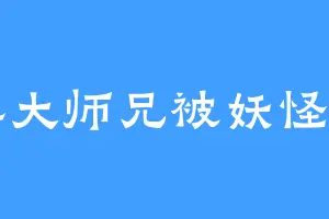 师傅大师兄被妖怪抓了