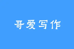 哥爱写作