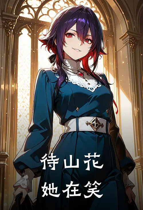 待山花，她在笑