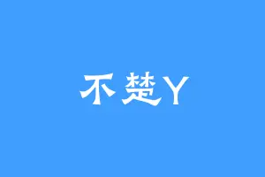 不楚Y