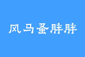 风马蚤胖胖